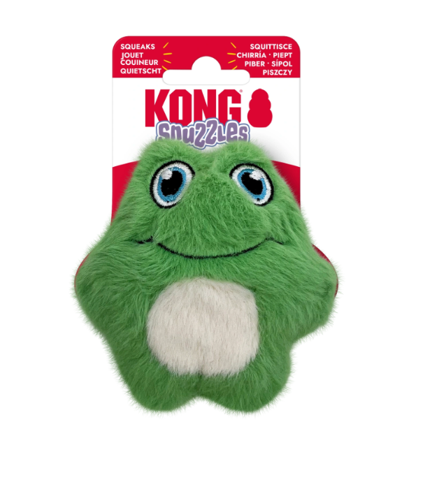 KONG Snuzzles Xsmall Dog Toy - Mini Llama-Mini Otter-Mini Frog-Mini Pig