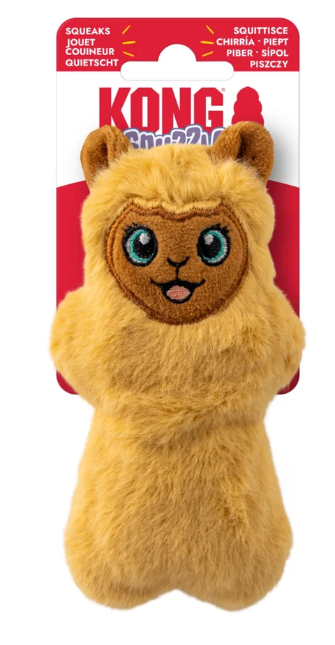 KONG Snuzzles Xsmall Dog Toy - Mini Llama-Mini Otter-Mini Frog-Mini Pig