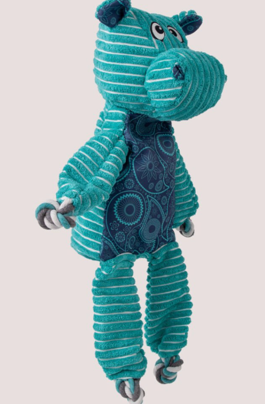 KONG Floppy Knots Hippo Jumbo XL-perfect for large puppies and dogs