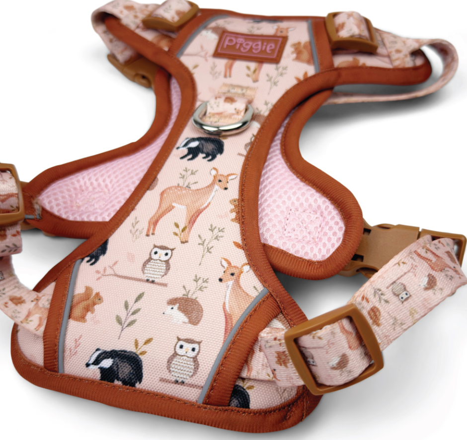 RichPaw - Woodland Friends Explorer Harness - in sizes XS,SM,MED,LRG & XL