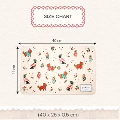Cath Kidston Hearts and Roses Ceramic Pet Bowls in two different sizes
