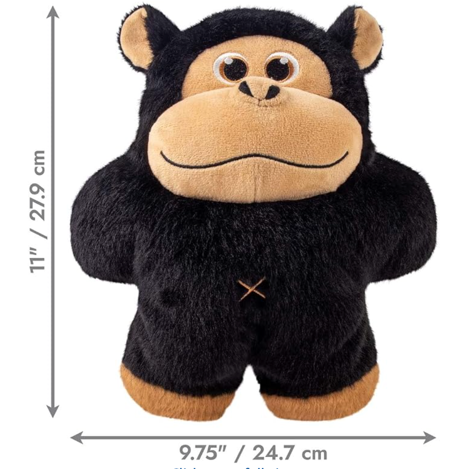 KONG Snuzzles Dog Toy X-Large and Medium– Plush Squeaky Dog Toy for Large Breeds – Ultra-Soft, Crinkle Sounds, Durable Interactive Dog Chew Toy for Medium & Large Dogs