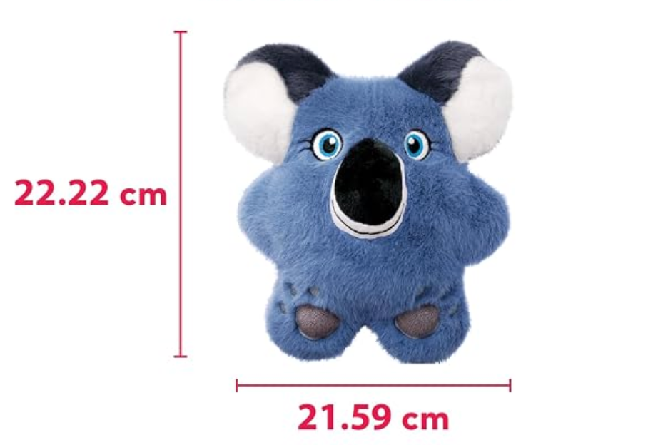 KONG Snuzzles Dog Toy X-Large and Medium– Plush Squeaky Dog Toy for Large Breeds – Ultra-Soft, Crinkle Sounds, Durable Interactive Dog Chew Toy for Medium & Large Dogs