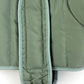 Khaki Green Puffer Dog Coat