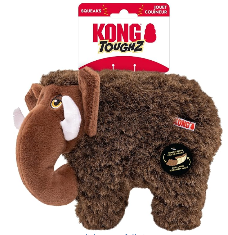 KONG TOUGHZ toy range including Highland Cow and Mammoth
