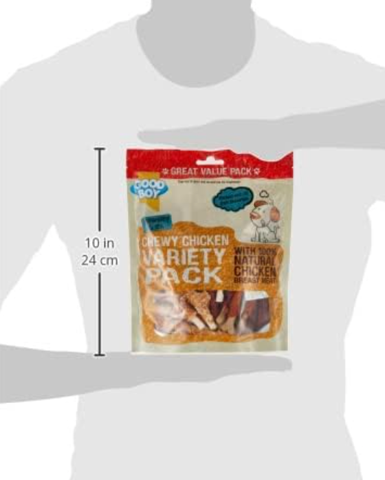 GOOD BOY Christmas treat options Pigs in Blankets,Chewy Twists and Chicken variety