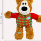 KONG Holiday Christmas Knot Bear in two sizes , perfect gift for Dogs and Puppies