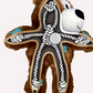 KONG Holiday Christmas Knot Bear in two sizes , perfect gift for Dogs and Puppies